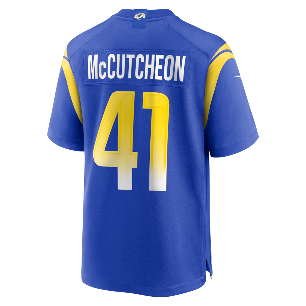 Mdoa LA.Rams #41 Cameron McCutcheon Royal Game Jersey