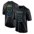 S.Seahawks #2 Drew Lock Player Black Limited Fashion Home Game Mdoa Stitched Jerseys