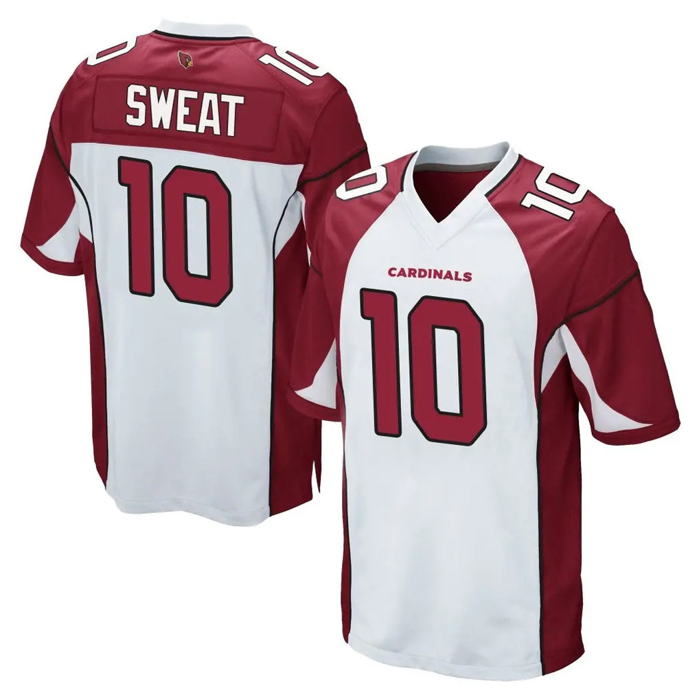 A.Cardinals #10 Josh Sweat Player White Cardinal Home Game Mdoa Stitched Jerseys