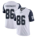 D.Cowboys #86 Luke Schoonmaker Player White-Navy Limited Color Rush Vapor Untouchable Home Game Mdoa Stitched Jerseys