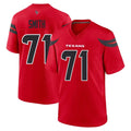 H.Texans #71 Braden Smith Player Red Alternate Home Game Mdoa Stitched Jerseys