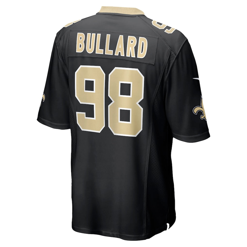 Mdoa NO.Saints #98 Jonathan Bullard Black Team Game Jersey