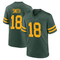 GB.Packers #18 Jonnu Smith Player Green Alternate Home Game Mdoa Stitched Jerseys
