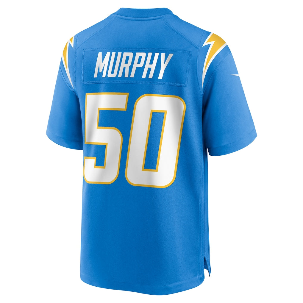 Mdoa LA.Chargers #50 Caleb Murphy Powder Blue Team Game Jersey