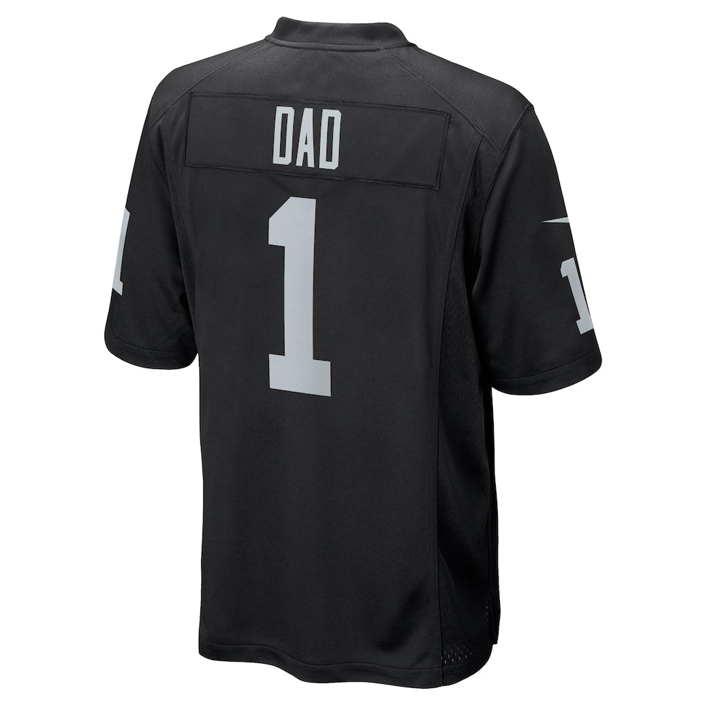 Mdoa LV.Raiders #1 Dad Black Game Jersey