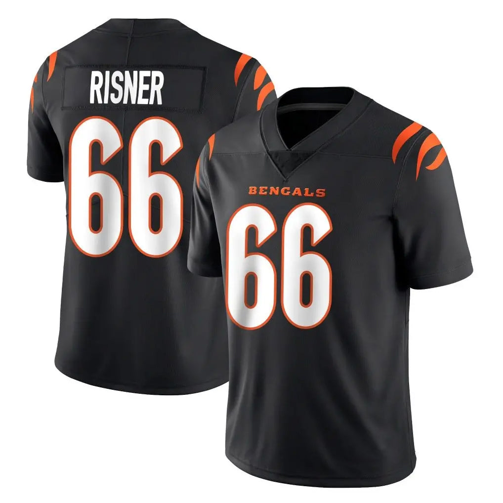 C.Bengals #66 Dalton Risner Player Black Vapor Untouchable Limited Home Game Mdoa Stitched Jerseys