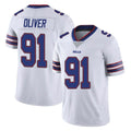 B.Bills #91 Ed Oliver Player White Vapor Untouchable Limited Mdoa Stitched Jerseys