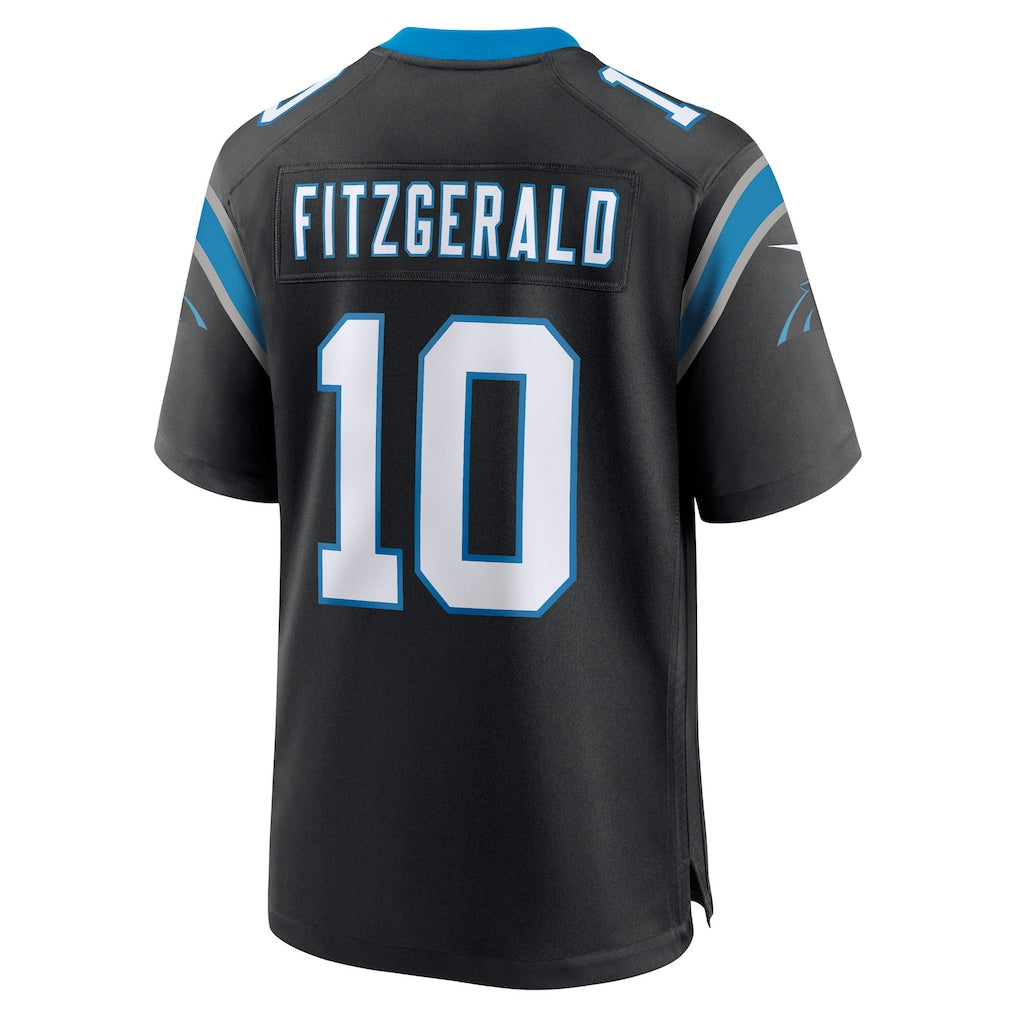 Mdoa C.Panthers #10 Ryan Fitzgerald Black Team Game Jersey