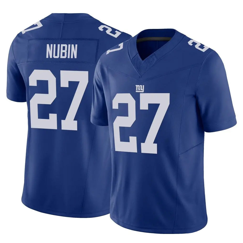 NY.Giants #27 Tyler Nubin Player Royal Limited Vapor F.U.S.E. Home Game Mdoa Stitched Jerseys