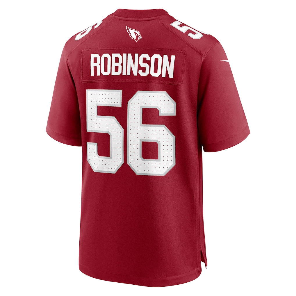 Mdoa A.Cardinals #56 Darius Robinson Cardinal Team Game Jersey