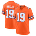 D.Broncos #19 Marvin Mims Jr. Player Orange Alternate Collection Throwback Game Mdoa Stitched Jerseys