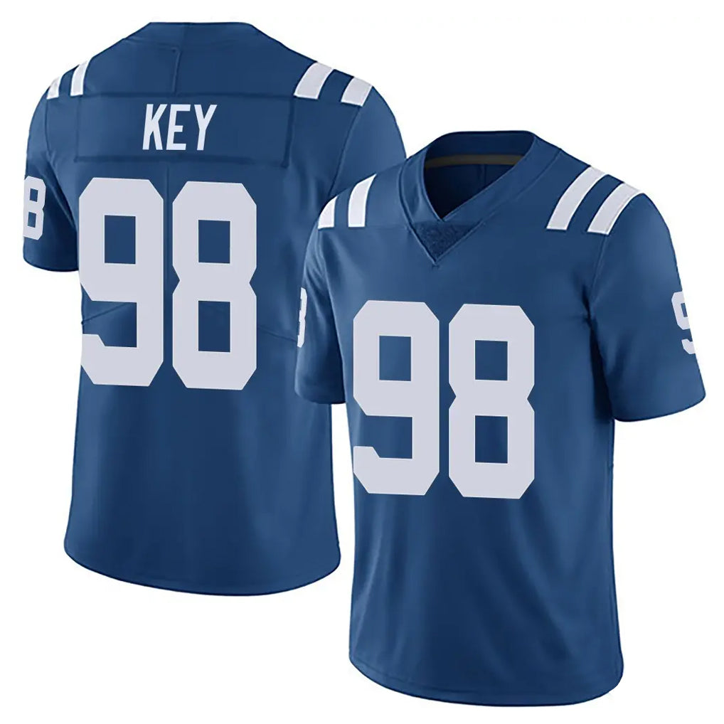 IN.Colts #98 Arden Key Player Royal Limited Vapor Untouchable Home Game Mdoa Stitched Jerseys