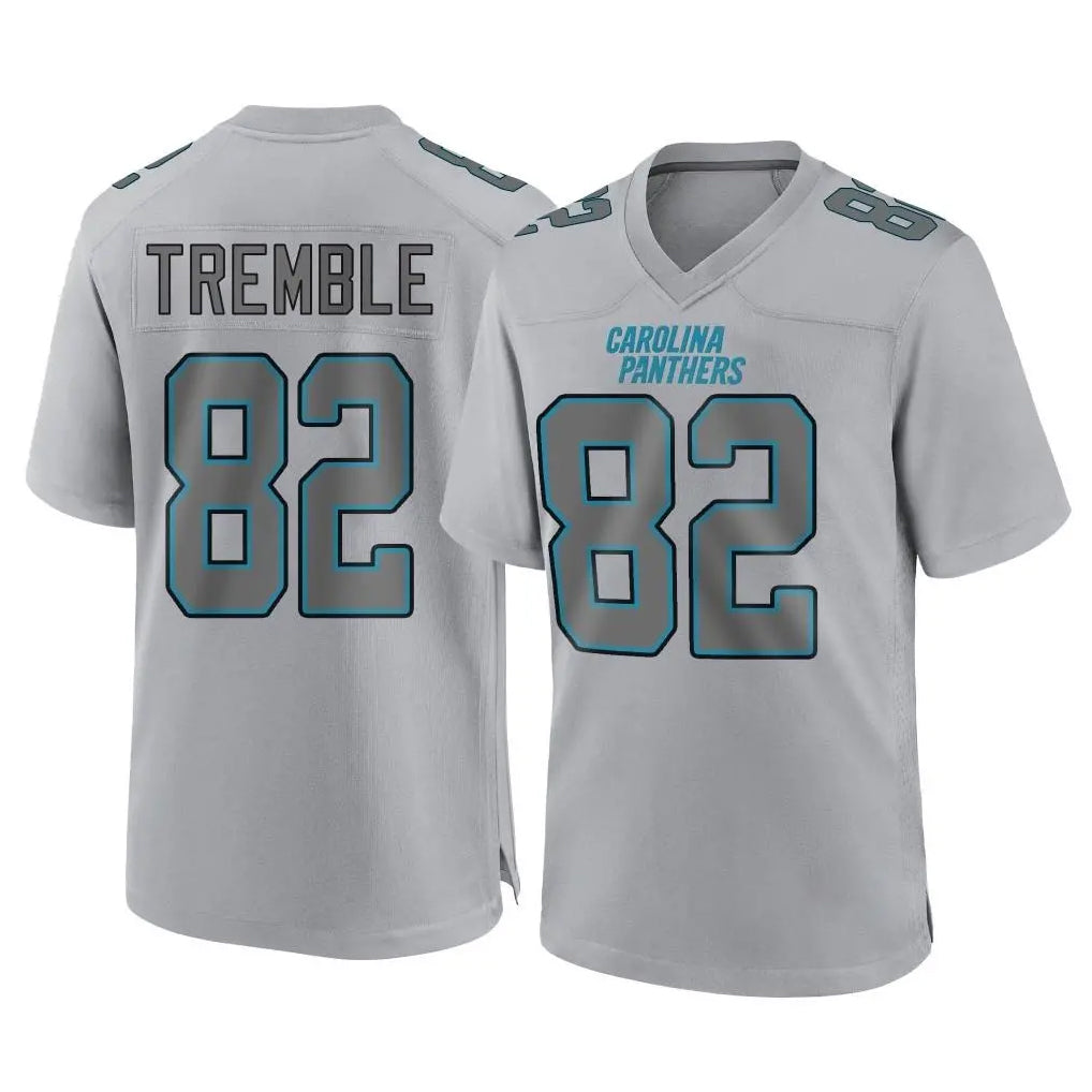 C.Panthers #82 Tommy Tremble Player Gray Atmosphere Fashion Game Mdoa Stitched Jerseys