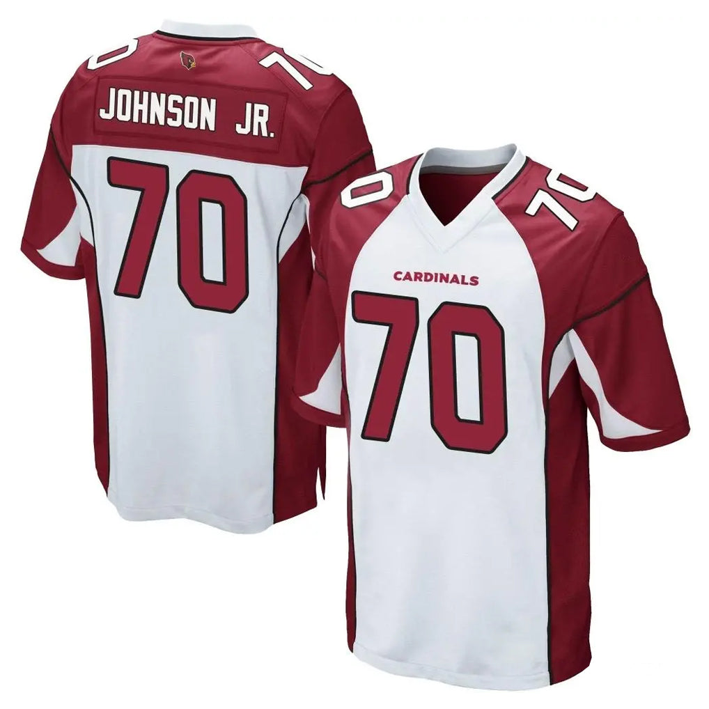 A.Cardinals #70 Paris Johnson Jr. Player White Cardinal Home Game Mdoa Stitched Jerseys