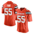 C.Browns #55 Spencer Fano Player Orange Home Game Mdoa Stitched Jerseys