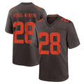 C.Browns #28 Emmanuel McNeil-Warren Player Brown Alternate Home Game Mdoa Stitched Jerseys