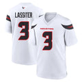 H.Texans #3 Kamari Lassiter Player White Home Game Mdoa Stitched Jerseys