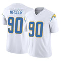 LA.Chargers #90 Akheem Mesidor Player White Limited Vapor F.U.S.E. Home Game Stitched Jerseys