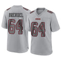 SF.49ers #64 Jake Brendel Player Gray Atmosphere Fashion Home Game Mdoa Stitched Jerseys