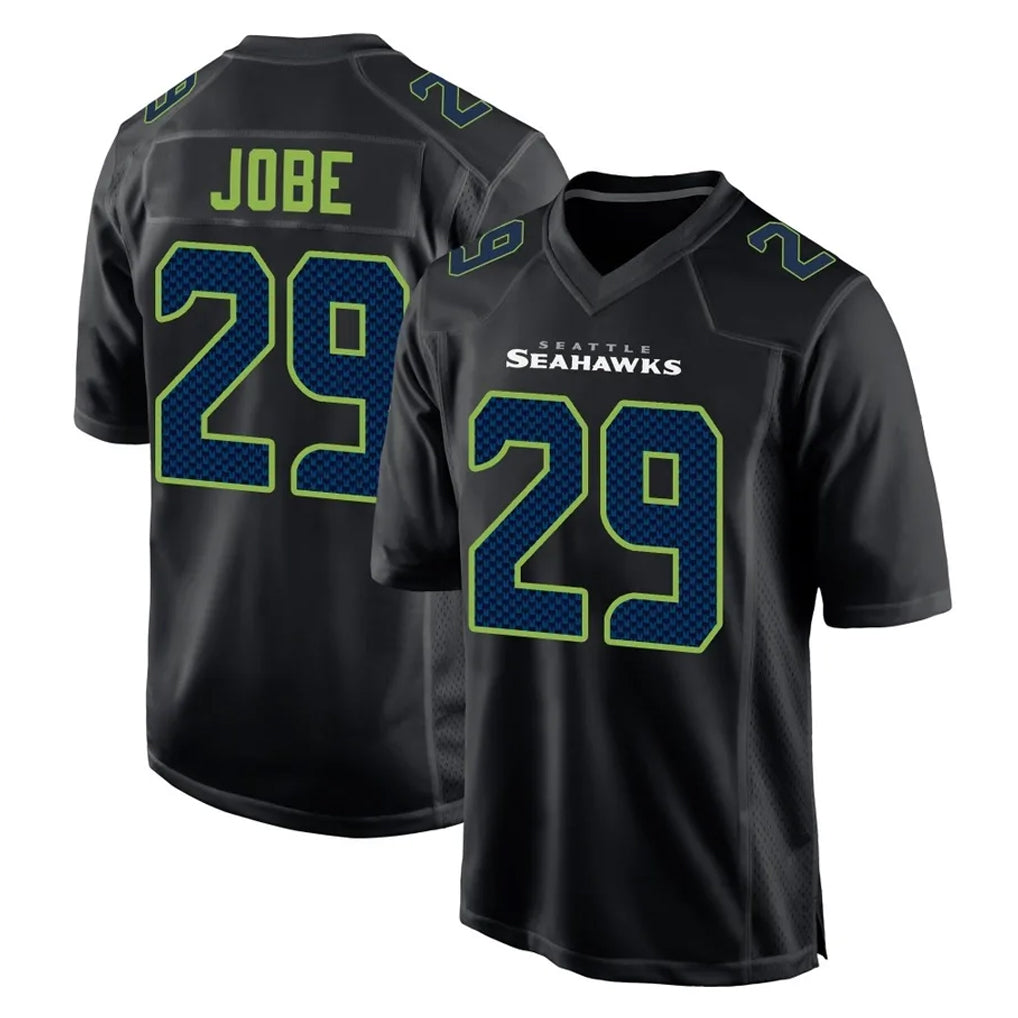 S.Seahawks #29 Josh Jobe Player Black Limited Fashion Home Game Mdoa Stitched Jerseys