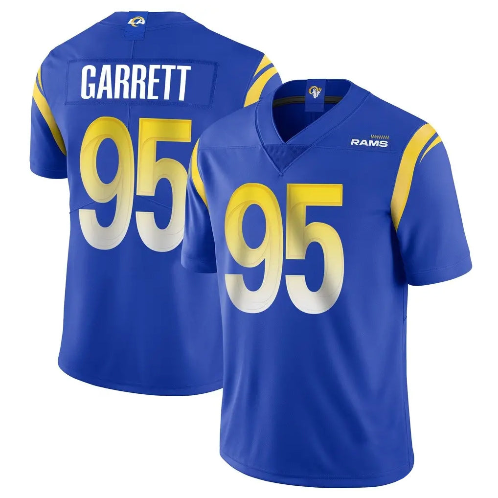 LA.Rams #95 Myles Garrett Player Royal Limited Vapor Untouchable Home Game Mdoa Stitched Jerseys