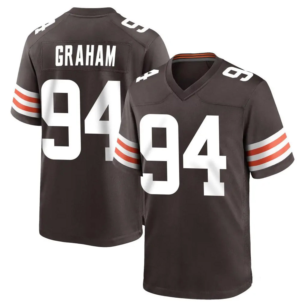 C.Browns #94 Mason Graham Player Brown Home Game Mdoa Stitched Jerseys