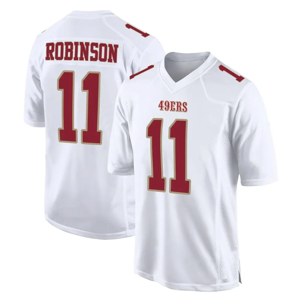 SF.49ers #11 Demarcus Robinson Player White Fashion Home Game Mdoa Stitched Jerseys