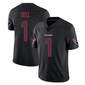 H.Texans #1 Tank Dell Player Black Impact Limited Game Mdoa Stitched Jerseys