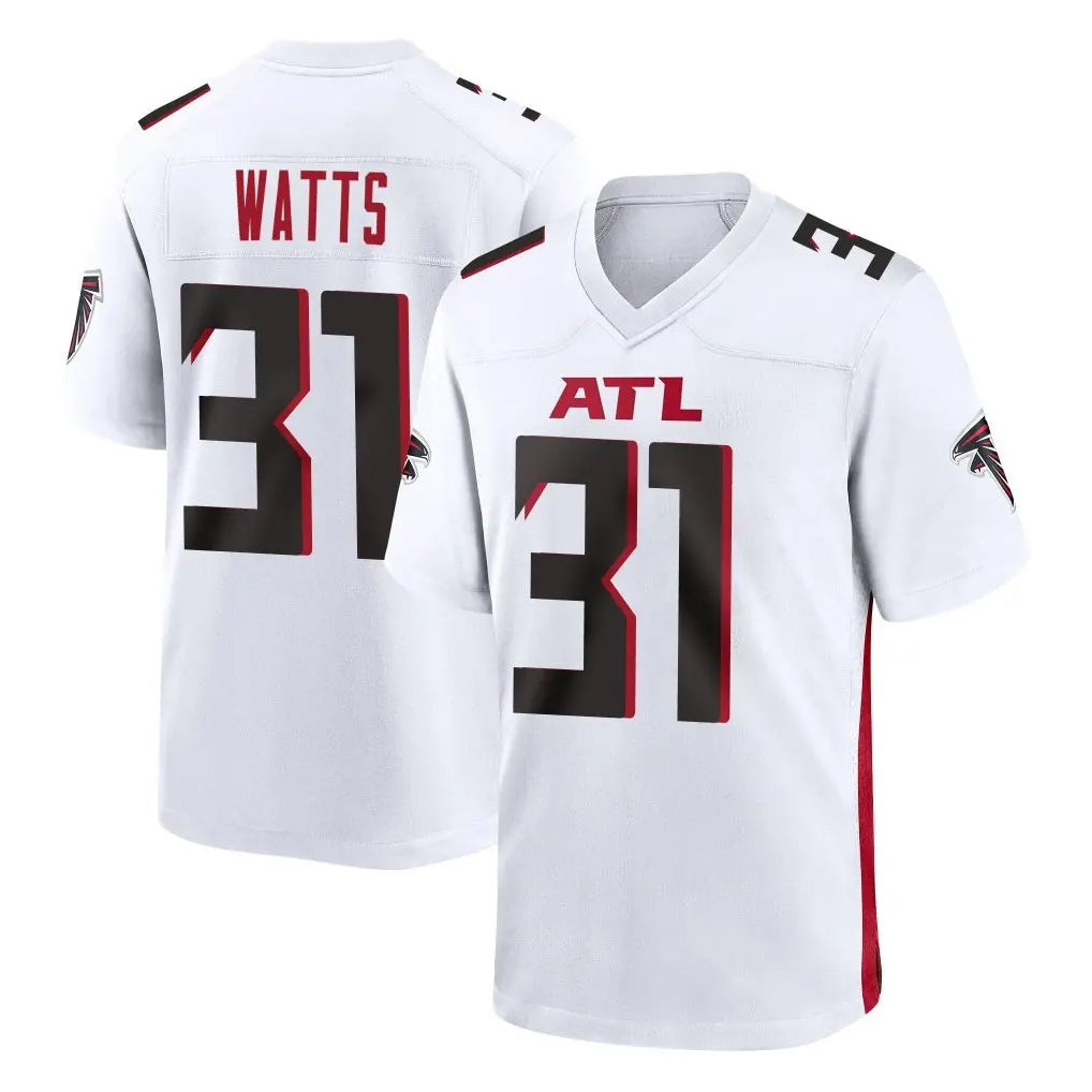 A.Falcons #31 Xavier Watts Player White Home Game Mdoa Stitched Jerseys