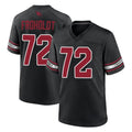 A.Cardinals #72 Hjalte Froholdt Player Black Alternate Game Mdoa Stitched Jerseys