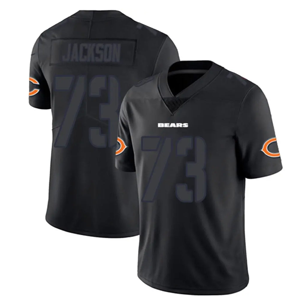 C.Bears #73 Jonah Jackson Player Black Impact Limited Game Mdoa Stitched Jerseys