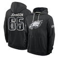 P.Eagles #65 Lane Johnson Player 2026 Black Logo Pullover Hoodies Limited Game Mdoa Stitched Jerseys