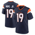 D.Broncos #19 Marvin Mims Jr. Player Navy Home Game Mdoa Stitched Jerseys