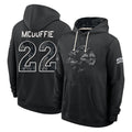 LA.Rams #22 Trent McDuffie Player 2026 Black Logo Pullover Hoodies Limited Game Mdoa Stitched Jerseys