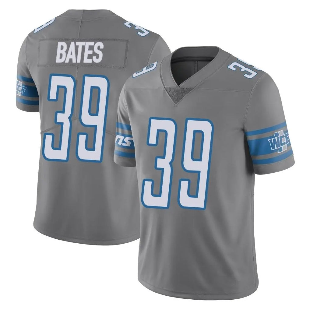 D.Lions #39 Jake Bates Player Gray Vapor Untouchable Limited Home Game Mdoa Stitched Jerseys