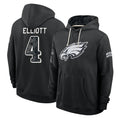 P.Eagles #4 Jake Elliott Player 2026 Black Logo Pullover Hoodies Limited Game Mdoa Stitched Jerseys