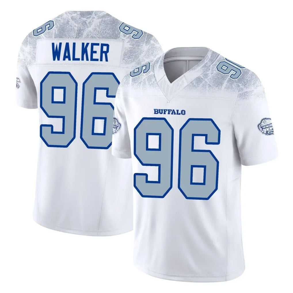 B.Bills #96 Deone Walker Player White Rivalries Collection Limited Game Mdoa Stitched Jerseys