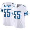 D.Lions #55 Derrick Barnes Player White Vapor F.U.S.E. Limited Home Game Mdoa Stitched Jerseys