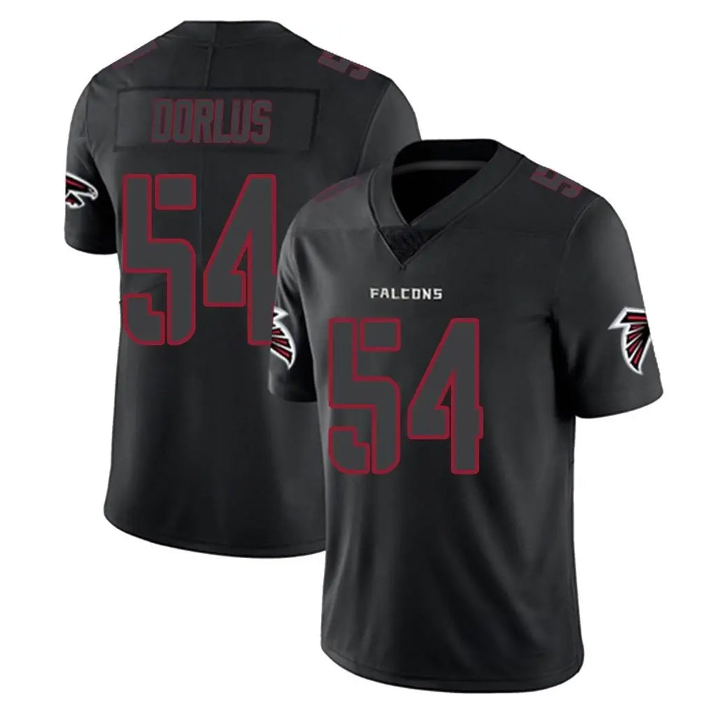 A.Falcons #54 Brandon Dorlus Player Black Impact Limited Game Mdoa Stitched Jerseys