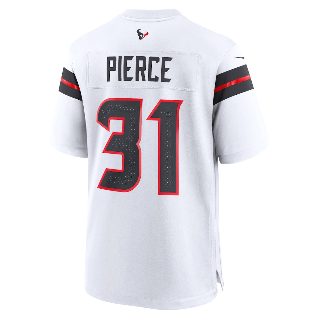 Mdoa H.Texans #31 Dameon Pierce White Game Jersey