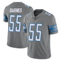 D.Lions #55 Derrick Barnes Player Gray Vapor Untouchable Limited Home Game Mdoa Stitched Jerseys