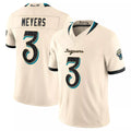 J.Jaguars #3 Jakobi Meyers Player Natural Limited 2026 Rivalries Collection Game Mdoa Stitched Jerseys