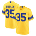 LA.Rams #35 Jaylen Watson Player Gold Classic Sol Home Game Mdoa Stitched Jerseys