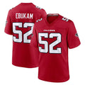 A.Falcons #52 Samson Ebukam Player Red Team Color Home Game Mdoa Stitched Jerseys