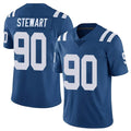 IN.Colts #90 Grover Stewart Player Royal Limited Vapor Untouchable Home Game Mdoa Stitched Jerseys