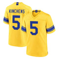 LA.Rams #5 Kamren Kinchens Player Gold Classic Sol Home Game Mdoa Stitched Jerseys
