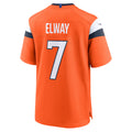 D.Broncos #7 John Elway Player Orange Home Game Mdoa Stitched Jerseys