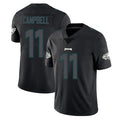 P.Eagles #11 Jihaad Campbell Player Limited Black Impact Home Game Mdoa Stitched Jerseys