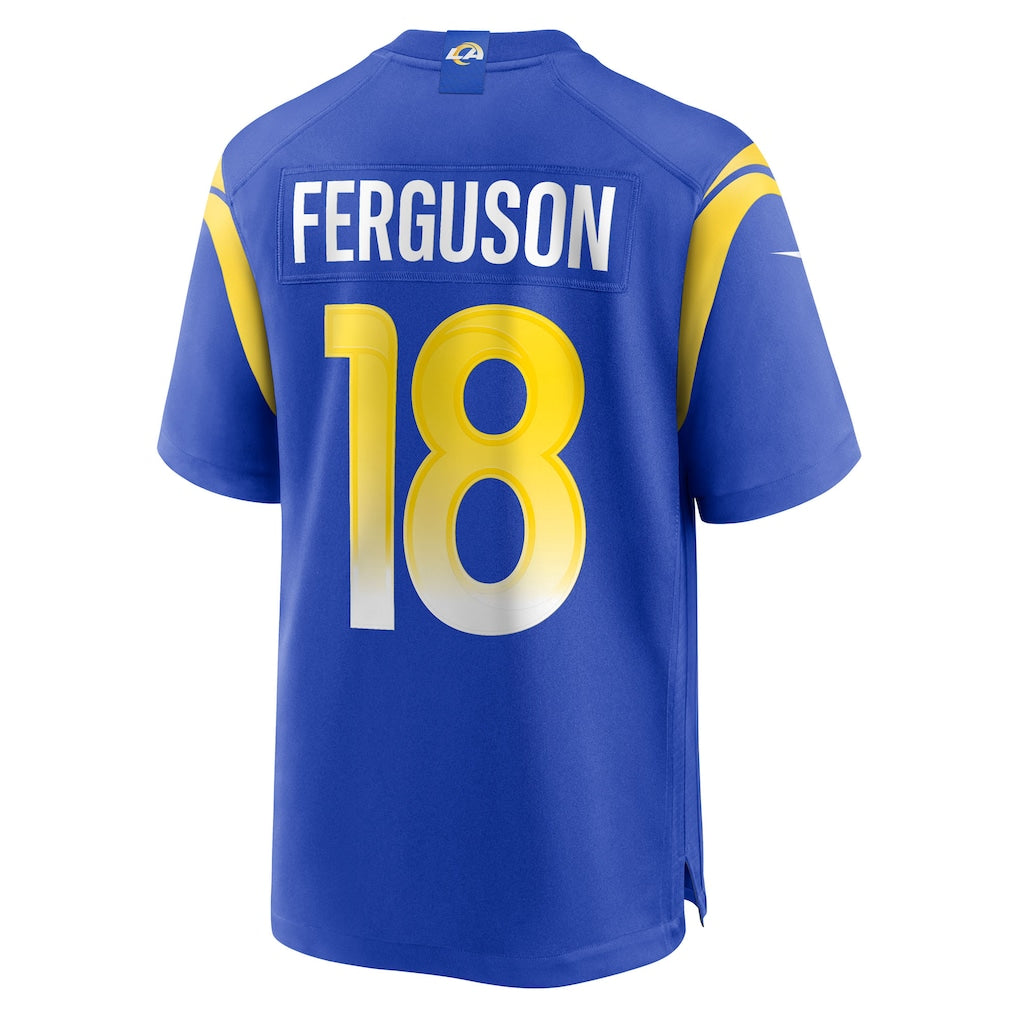 Mdoa LA.Rams #18 Terrance Ferguson Royal Team Game Jersey