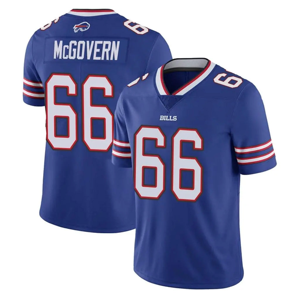 B.Bills #66 Connor McGovern Player Royal Vapor Untouchable Limited Mdoa Stitched Jerseys